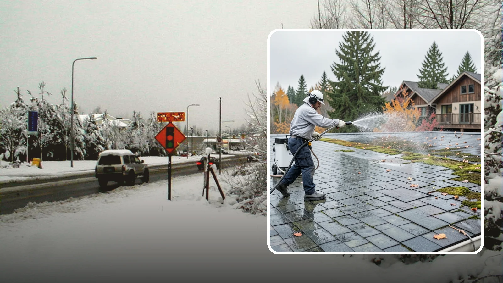 Roof Mold Removal in Newcastle, King County, WA - Roof mold removal that eliminates dark fungal colonies and the trapped moisture feeding them.