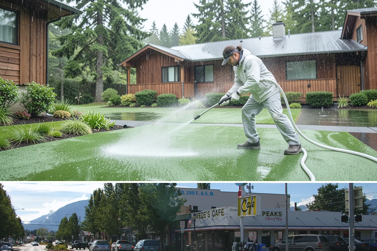 Roof Mold Removal in North Bend, King County, WA - Remove roof mold in the dry season so surfaces can fully dry and stay clear longer.
