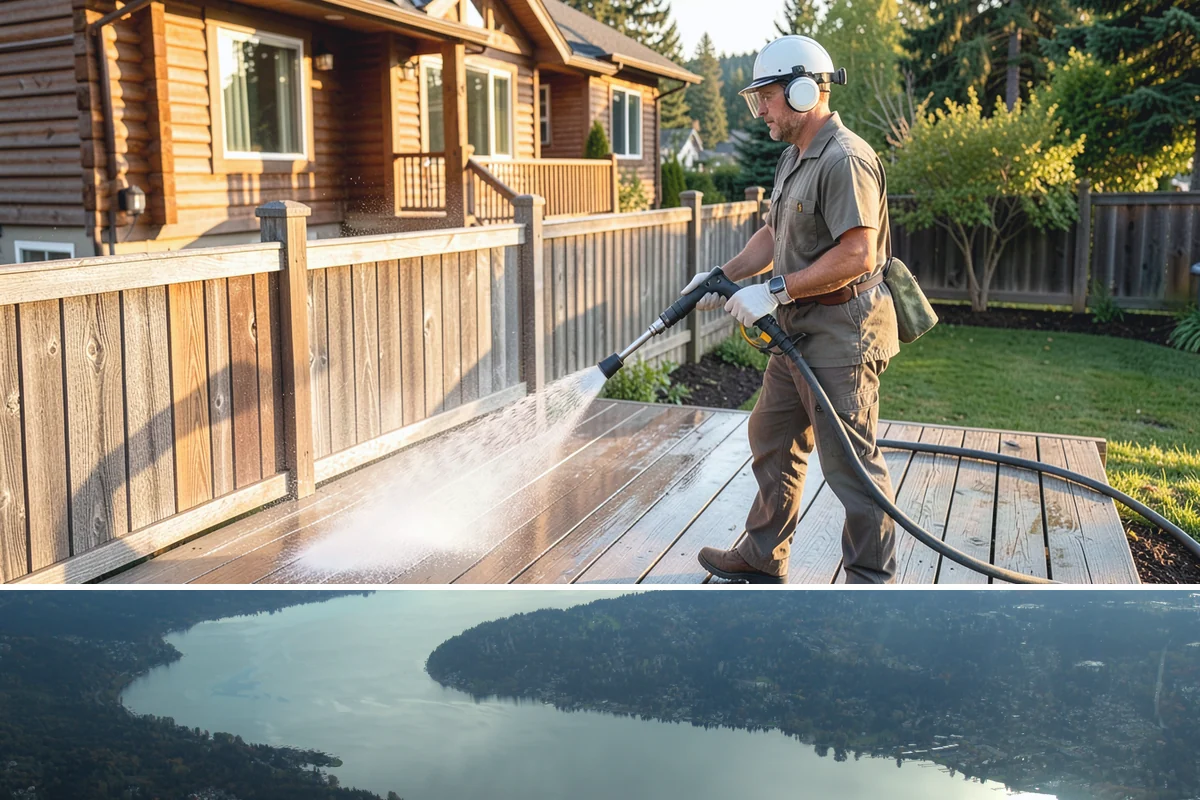 Roof Mold Removal in Sammamish, King County, WA - Remove roof mold in the dry season so surfaces can fully dry and stay clear longer.