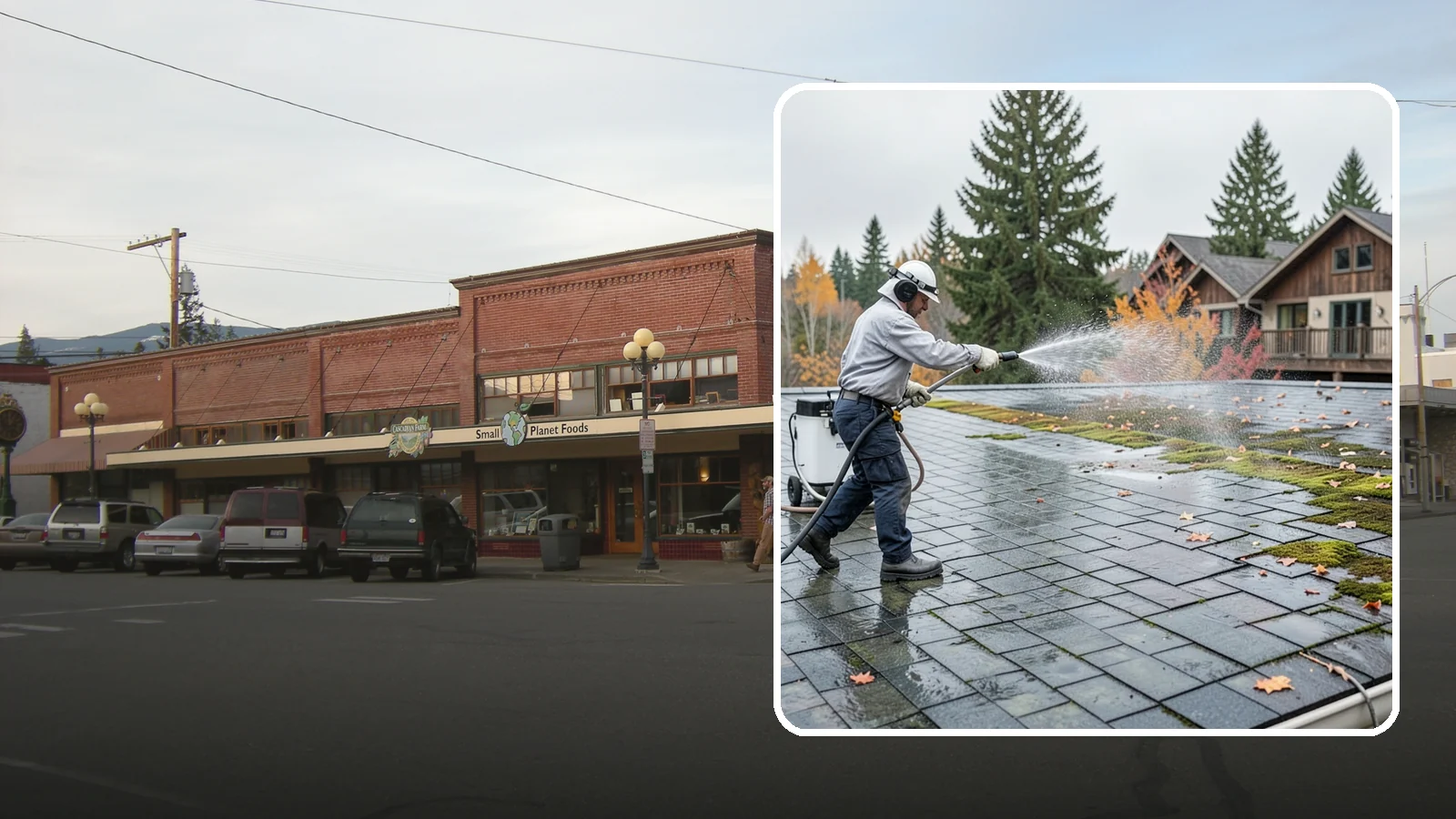 Roof Mold Removal in Sedro-Woolley, Skagit County, WA - Roof mold removal that eliminates dark fungal colonies and the trapped moisture feeding them.