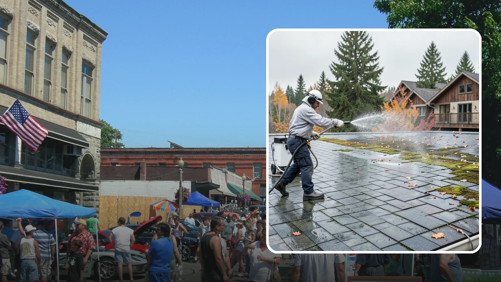 Roof Mold Removal in Snohomish, Snohomish County, WA - Roof mold removal that eliminates dark fungal colonies and the trapped moisture feeding them.
