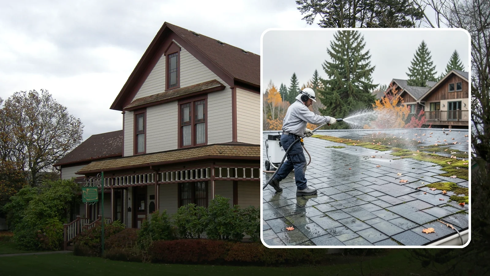 Roof Mold Removal in Sumner, Pierce County, WA - Roof mold removal that eliminates dark fungal colonies and the trapped moisture feeding them.