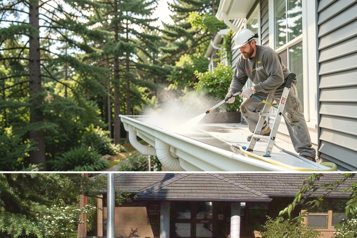 Roof Mold Removal in Yarrow Point, King County, WA - Remove roof mold in the dry season so surfaces can fully dry and stay clear longer.