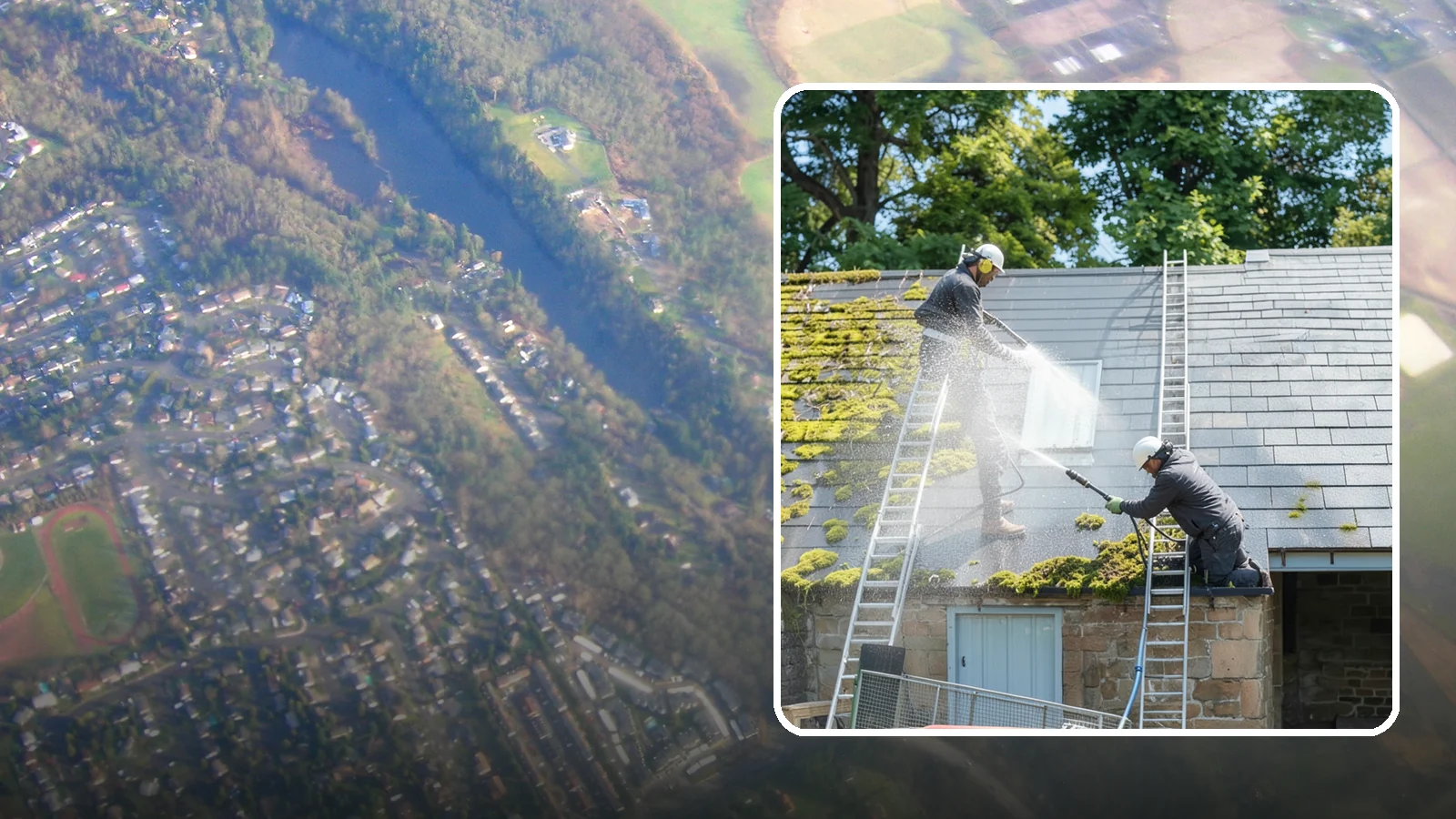 Roof Moss Removal in Algona, King County, WA - Targeted moss removal that clears thick colonies from Washington roofs and treats the surface to slow regrowth.