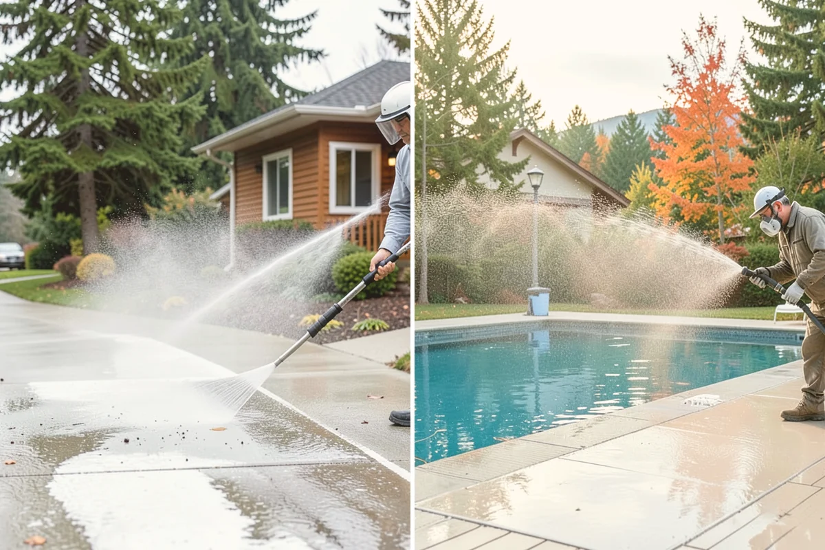 Roof Moss Removal in Algona, King County, WA - Survey moss coverage and locate the heaviest colonies
