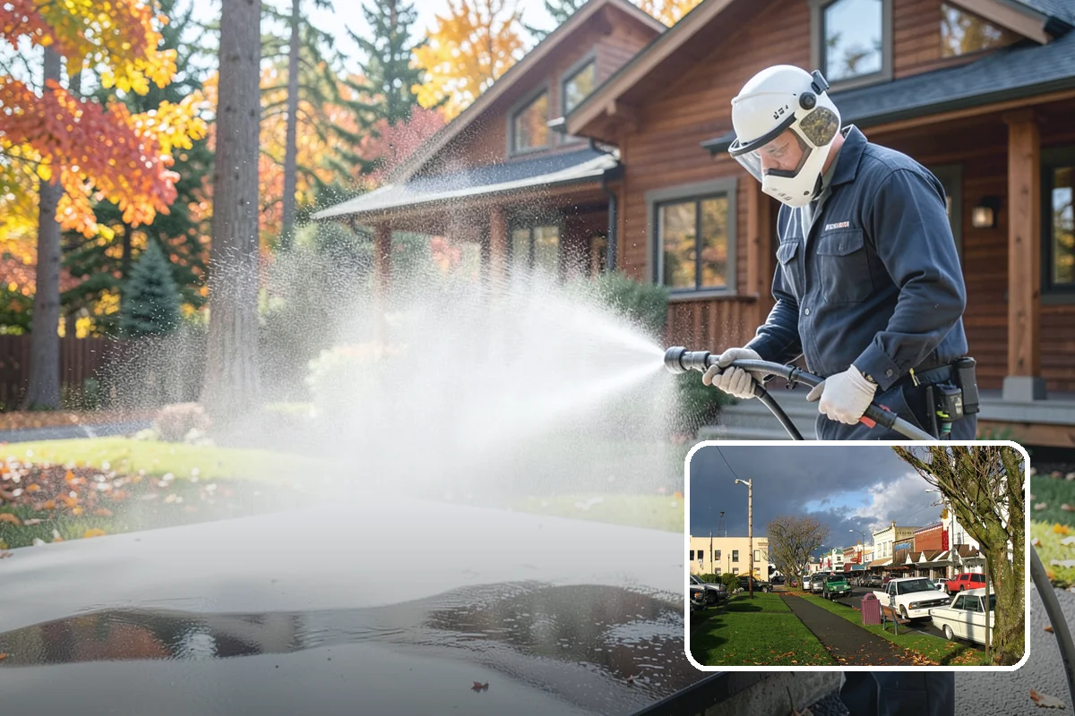 Roof Moss Removal in Arlington, Snohomish County, WA - Removes moisture-trapping moss that damages roofing edges