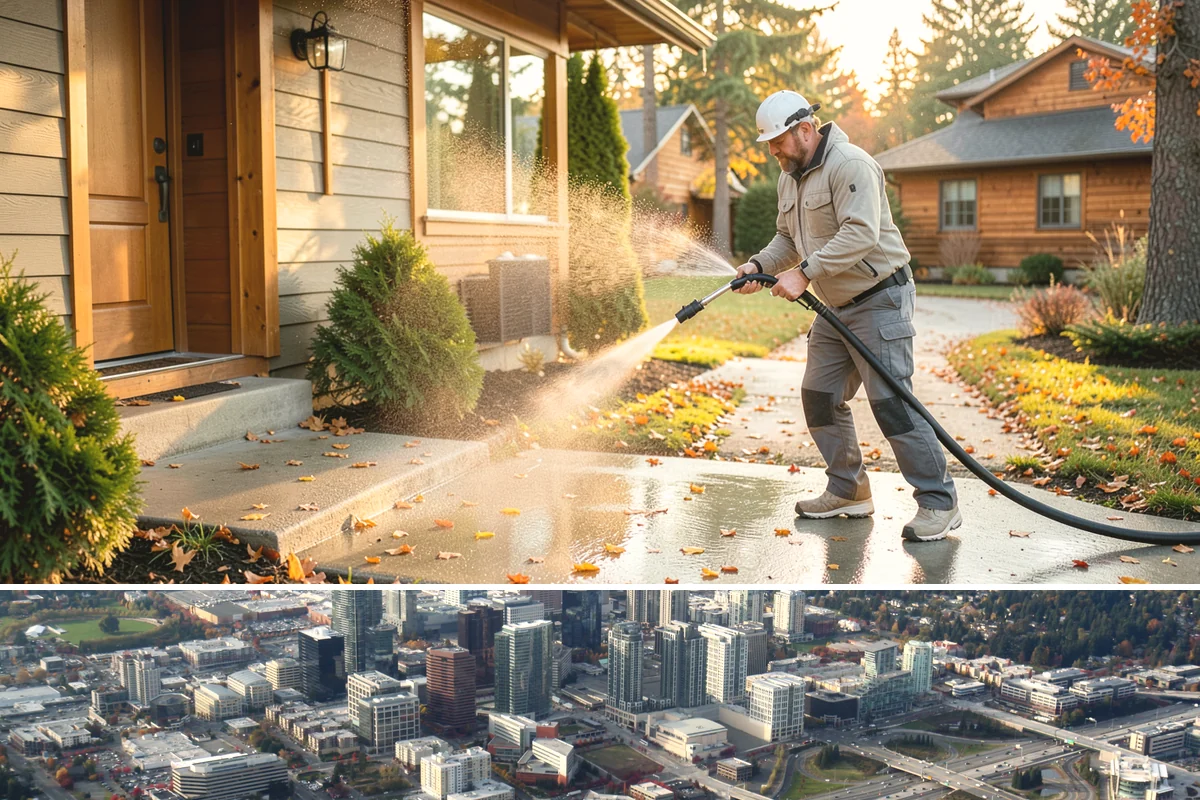 Roof Moss Removal in Bellevue, King County, WA - Treat moss in late summer or early fall so it dies off before winter rains fuel new growth.