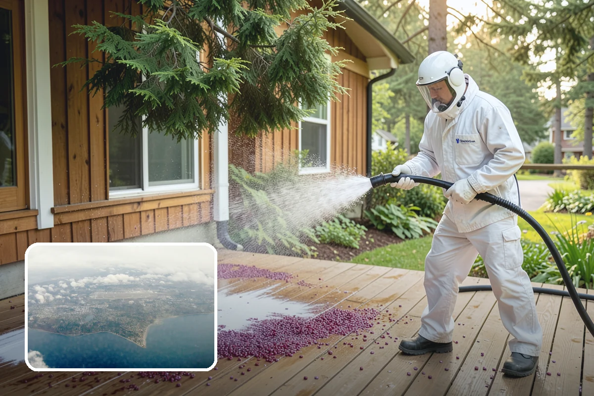 Roof Moss Removal in Burien, King County, WA - Removes moisture-trapping moss that damages roofing edges