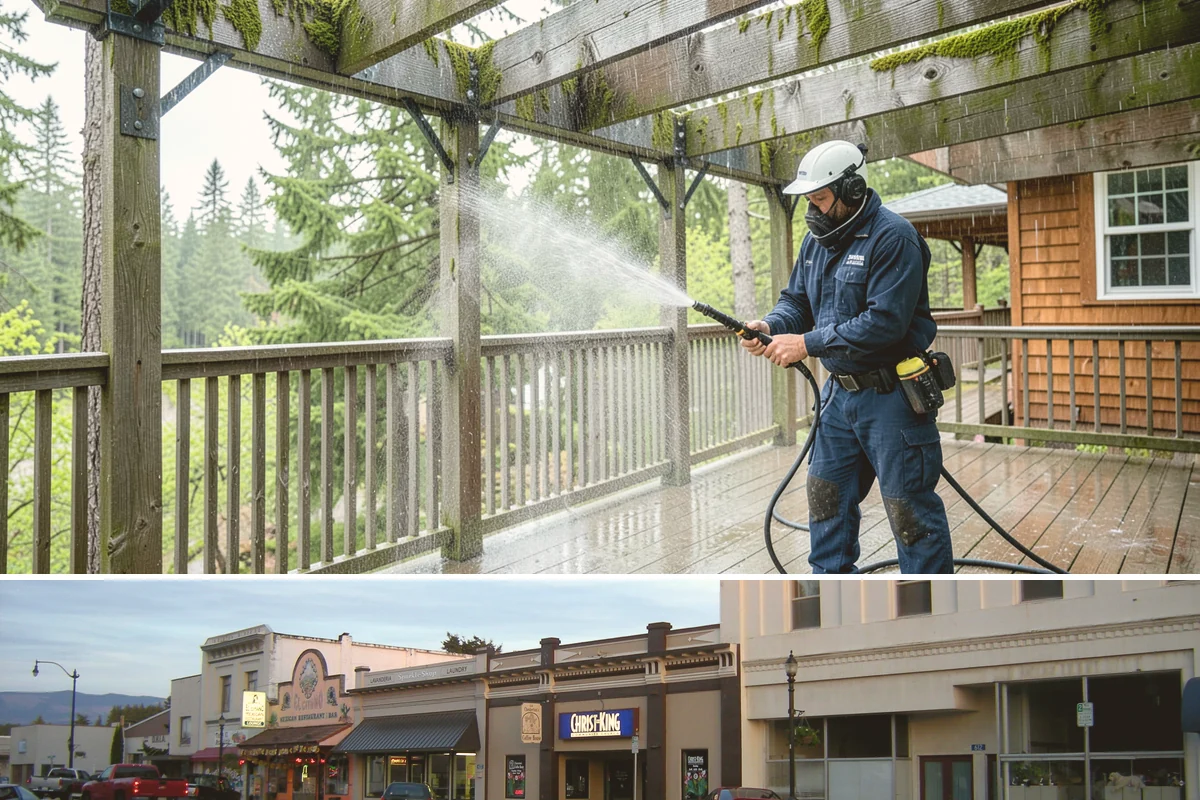 Roof Moss Removal in Burlington, Skagit County, WA - Treat moss in late summer or early fall so it dies off before winter rains fuel new growth.