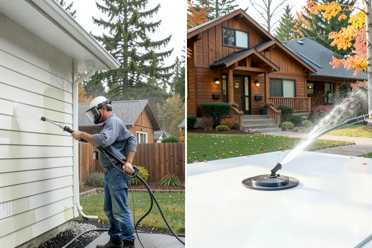 Roof Moss Removal in Clyde Hill, King County, WA - Survey moss coverage and locate the heaviest colonies
