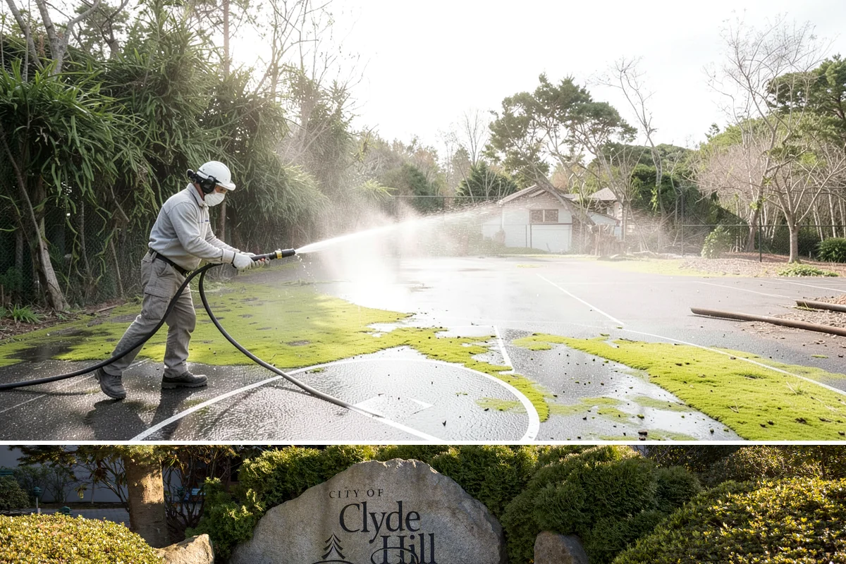 Roof Moss Removal in Clyde Hill, King County, WA - Treat moss in late summer or early fall so it dies off before winter rains fuel new growth.
