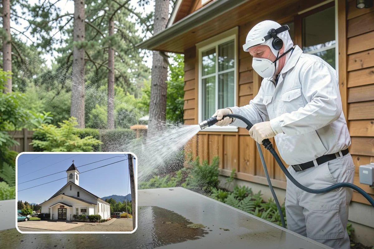Roof Moss Removal in Concrete, Skagit County, WA - Removes moisture-trapping moss that damages roofing edges