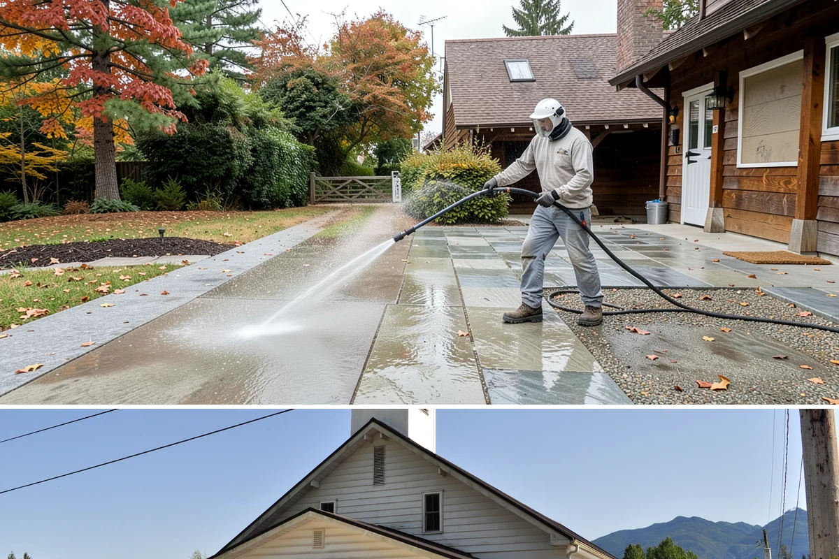 Roof Moss Removal in Concrete, Skagit County, WA - Treat moss in late summer or early fall so it dies off before winter rains fuel new growth.