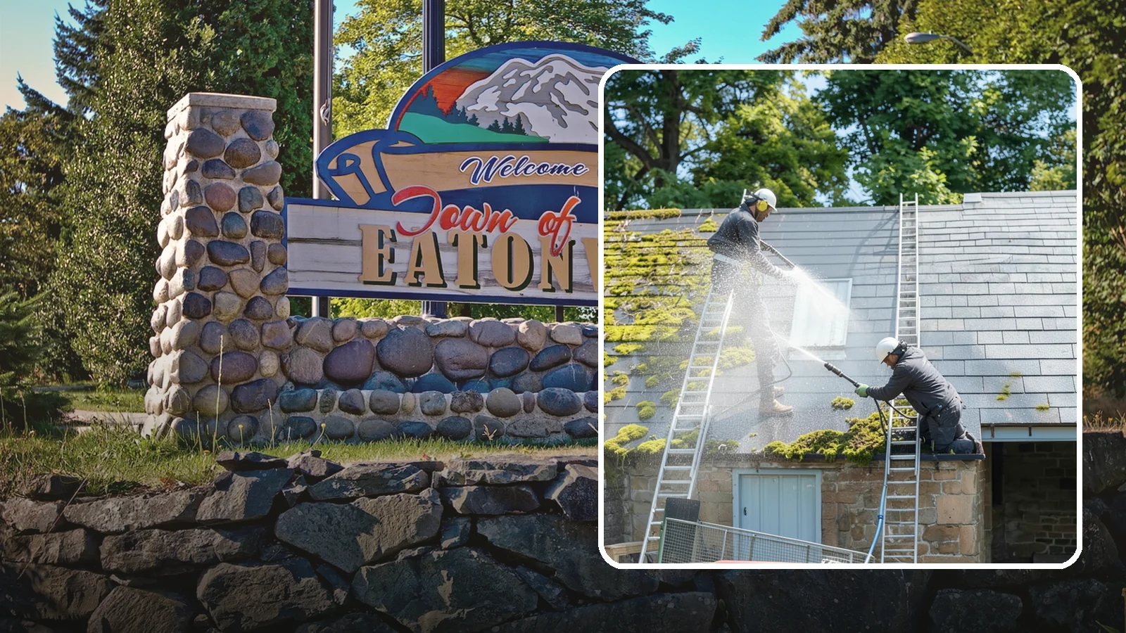 Roof Moss Removal in Eatonville, Pierce County, WA - Targeted moss removal that clears thick colonies from Washington roofs and treats the surface to slow regrowth.