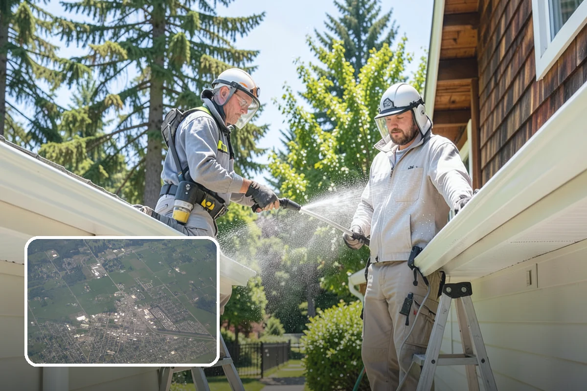 Roof Moss Removal in Enumclaw, King County, WA - Removes moisture-trapping moss that damages roofing edges