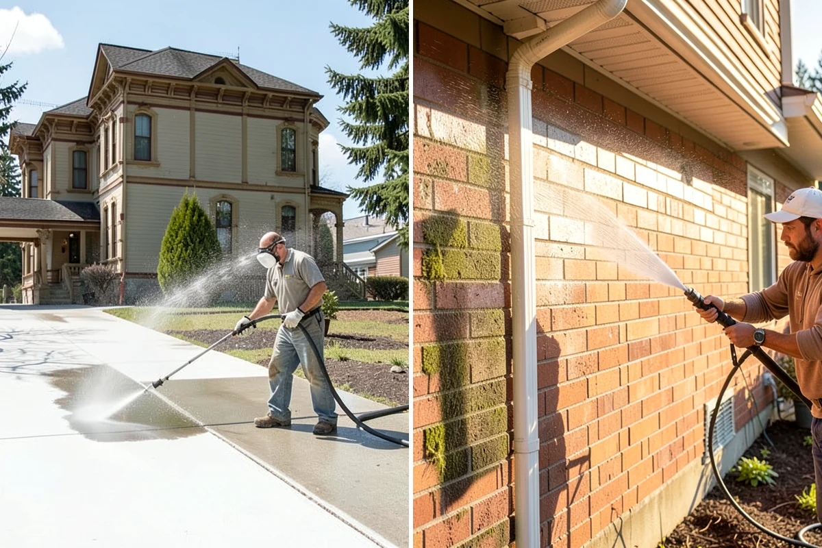 Roof Moss Removal in Federal Way, King County, WA - Survey moss coverage and locate the heaviest colonies