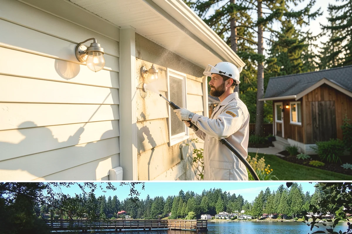 Roof Moss Removal in Federal Way, King County, WA - Treat moss in late summer or early fall so it dies off before winter rains fuel new growth.