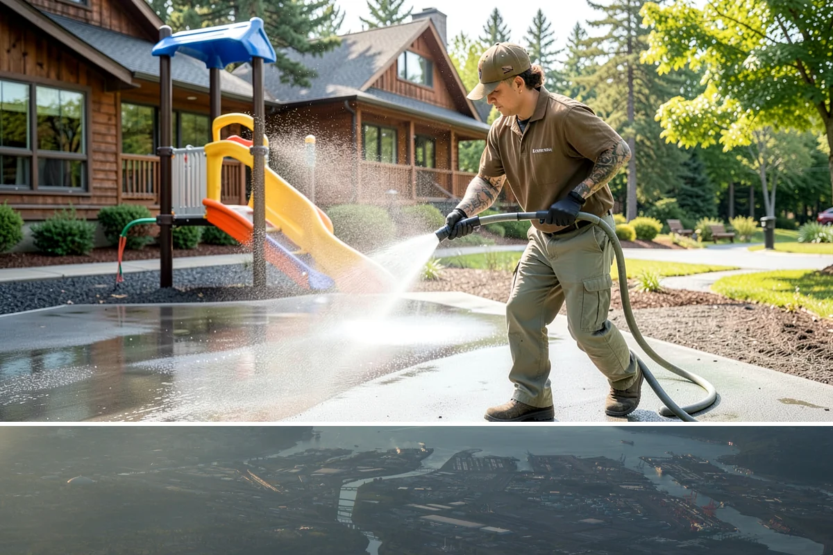 Roof Moss Removal in Fife, Pierce County, WA - Treat moss in late summer or early fall so it dies off before winter rains fuel new growth.
