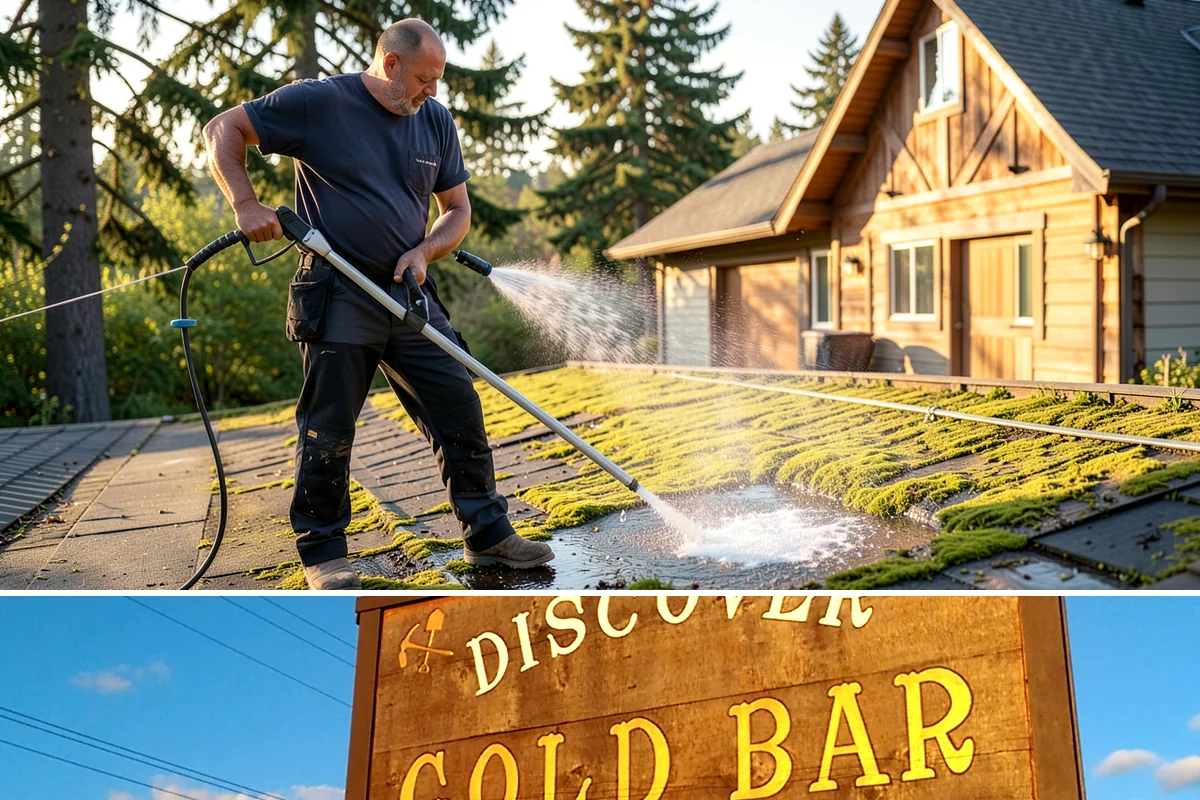 Roof Moss Removal in Gold Bar, Snohomish County, WA - Treat moss in late summer or early fall so it dies off before winter rains fuel new growth.