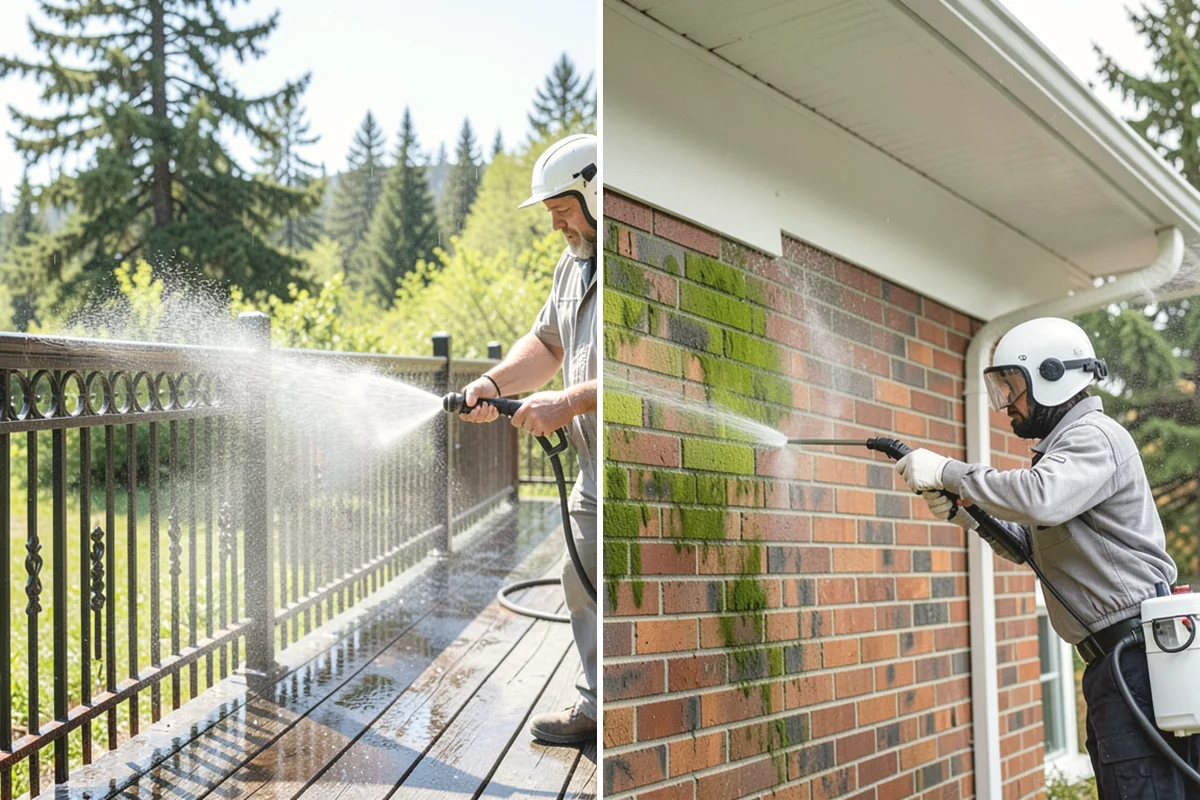 Roof Moss Removal in Issaquah, King County, WA - Survey moss coverage and locate the heaviest colonies