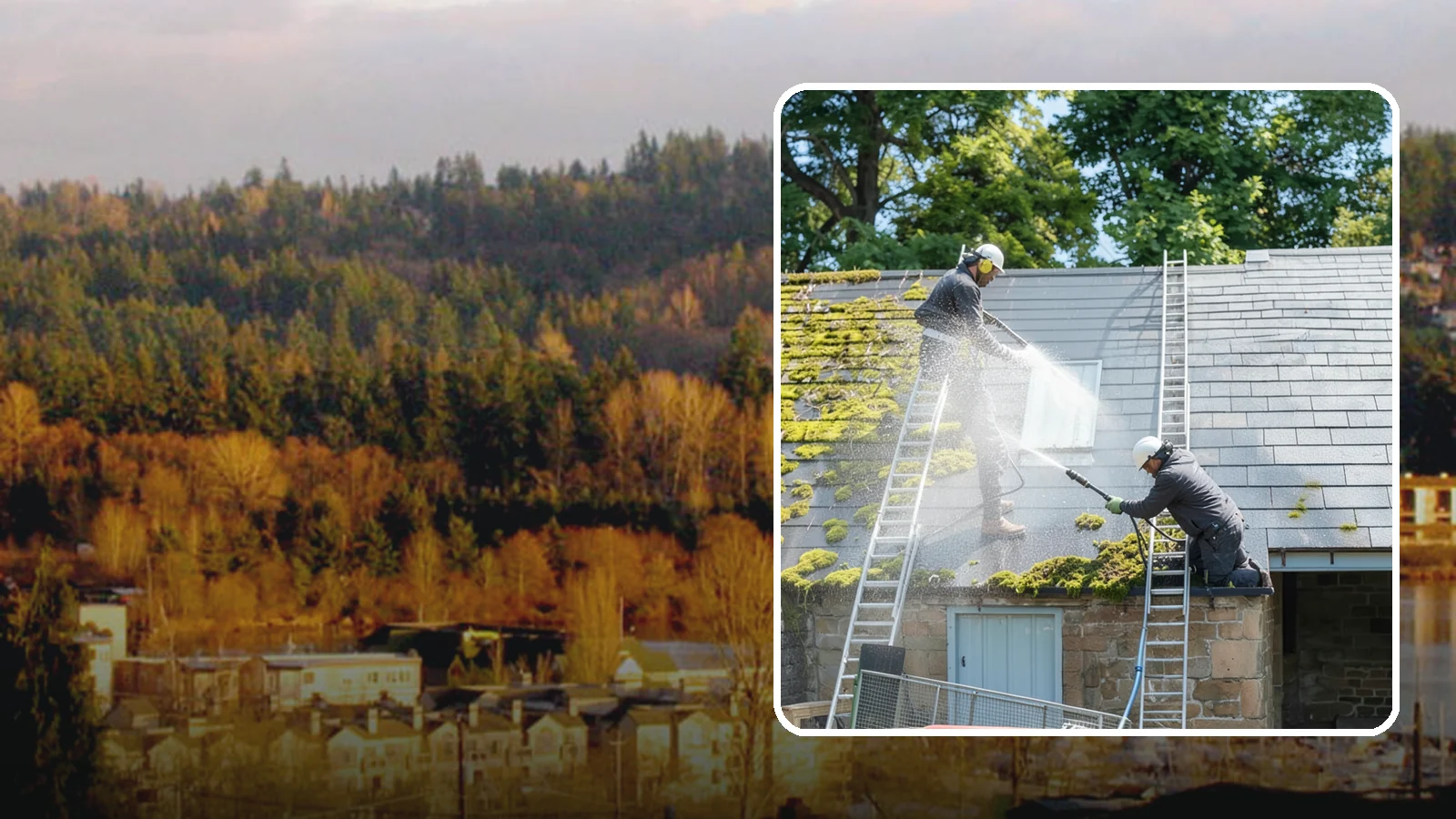 Roof Moss Removal in Kenmore, King County, WA - Targeted moss removal that clears thick colonies from Washington roofs and treats the surface to slow regrowth.