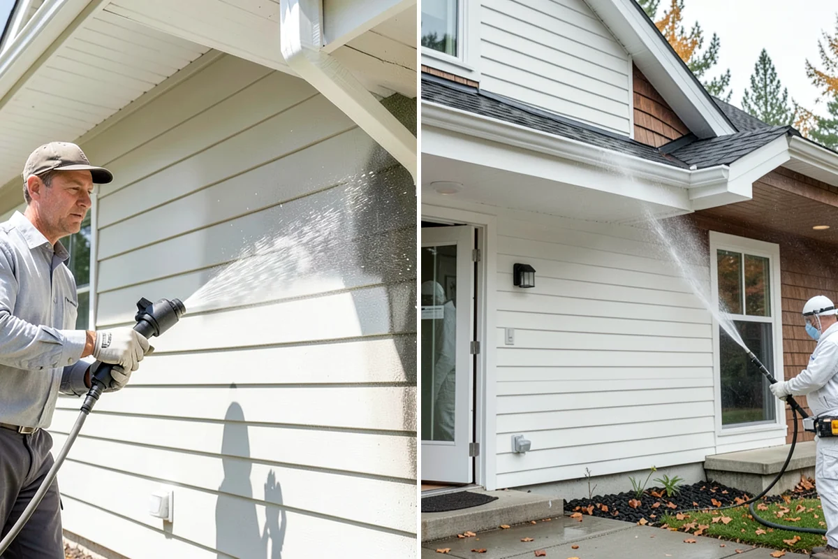 Roof Moss Removal in Kenmore, King County, WA - Survey moss coverage and locate the heaviest colonies