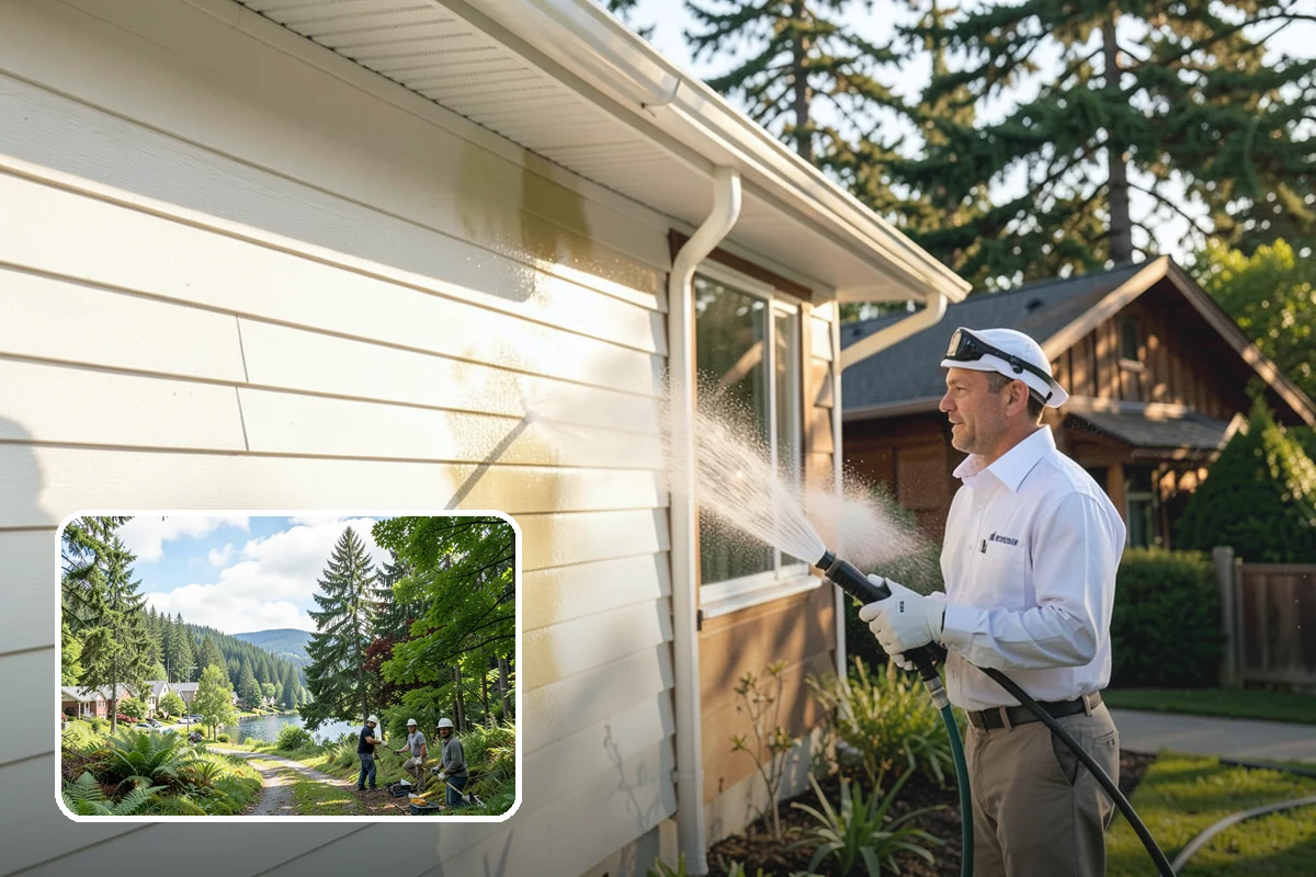 Roof Moss Removal in Lake Forest Park, King County, WA - Removes moisture-trapping moss that damages roofing edges