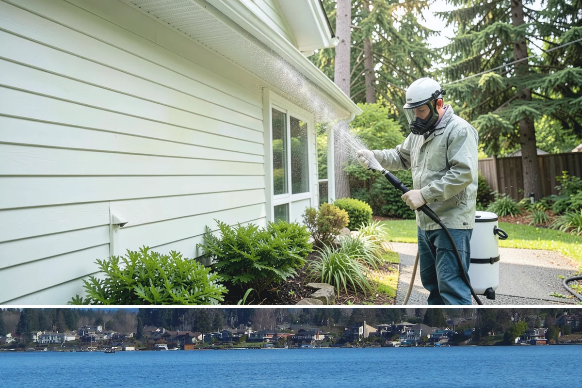 Roof Moss Removal in Lake Stevens, Snohomish County, WA - Treat moss in late summer or early fall so it dies off before winter rains fuel new growth.