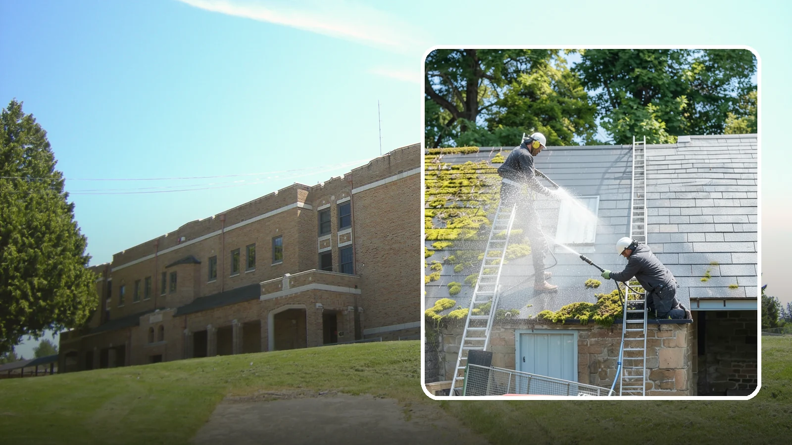 Roof Moss Removal in Maple Valley, King County, WA - Targeted moss removal that clears thick colonies from Washington roofs and treats the surface to slow regrowth.