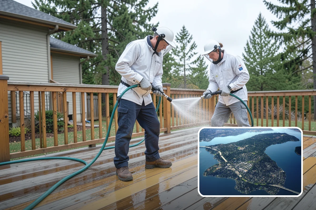 Roof Moss Removal in Mercer Island, King County, WA - Removes moisture-trapping moss that damages roofing edges