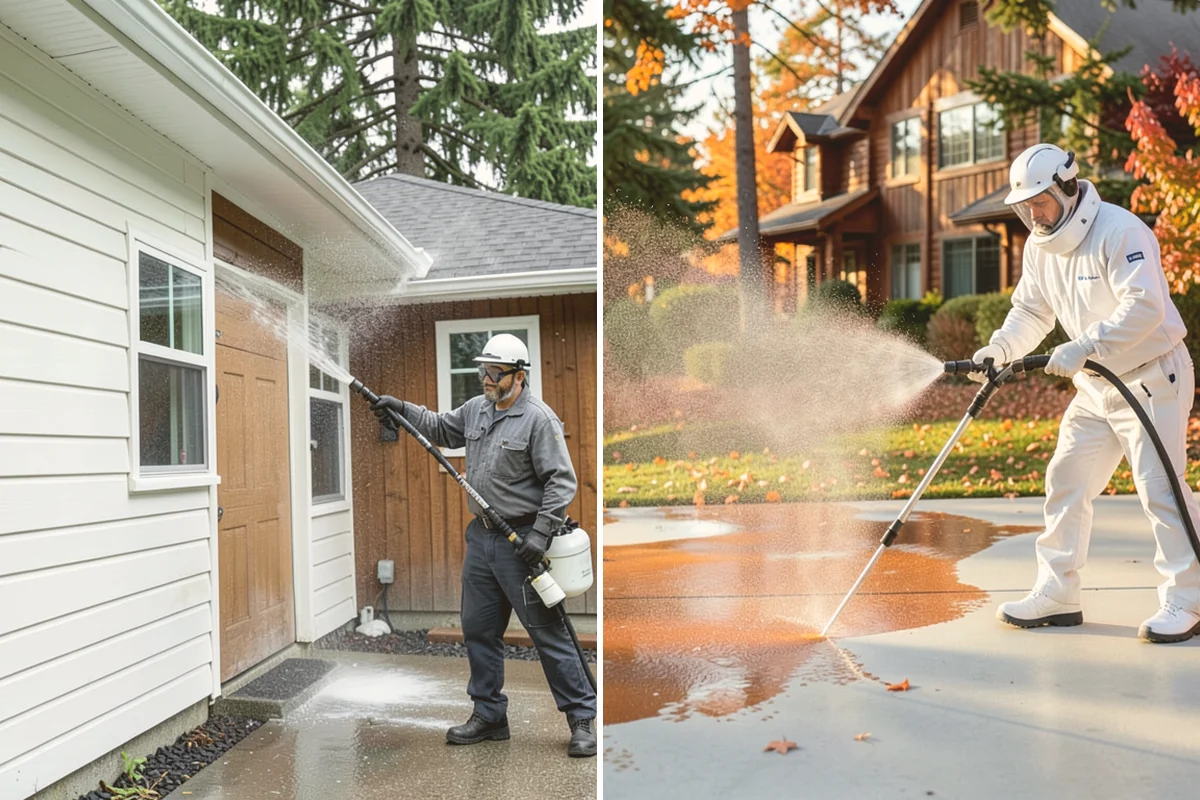 Roof Moss Removal in Newcastle, King County, WA - Survey moss coverage and locate the heaviest colonies