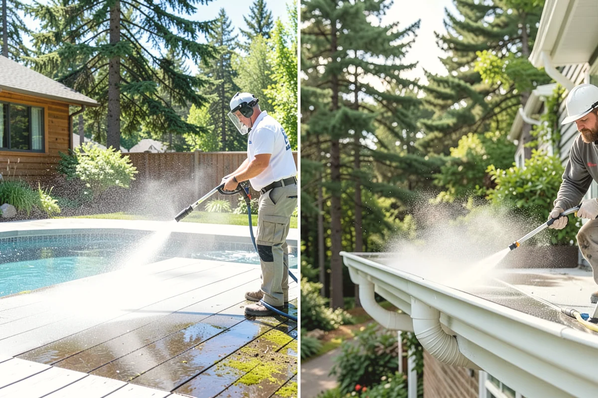 Roof Moss Removal in Oak Harbor, Island County, WA - Survey moss coverage and locate the heaviest colonies