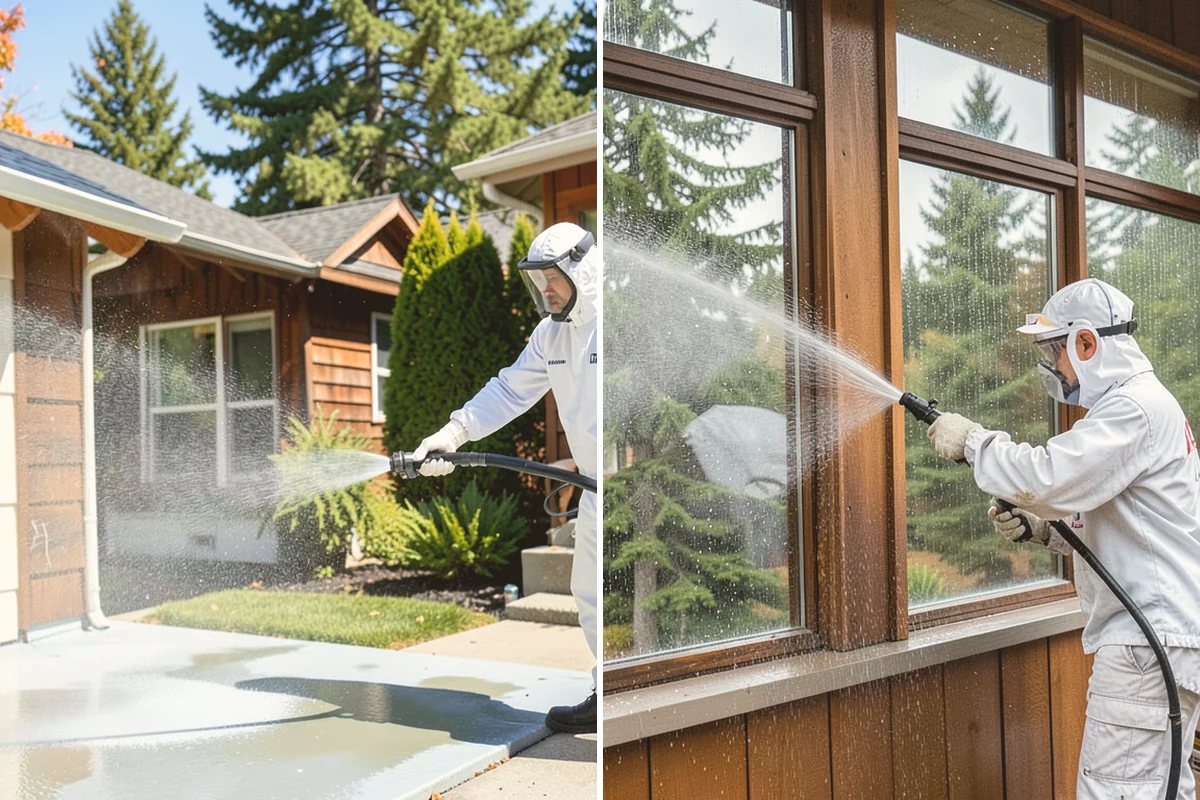 Roof Moss Removal in Orting, Pierce County, WA - Survey moss coverage and locate the heaviest colonies