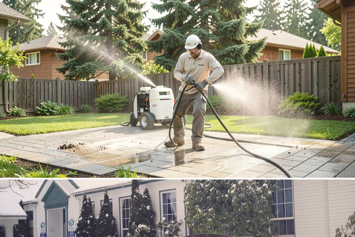 Roof Moss Removal in Pacific, King County, WA - Treat moss in late summer or early fall so it dies off before winter rains fuel new growth.