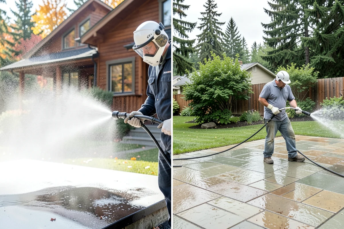 Roof Moss Removal in Puyallup, Pierce County, WA - Survey moss coverage and locate the heaviest colonies