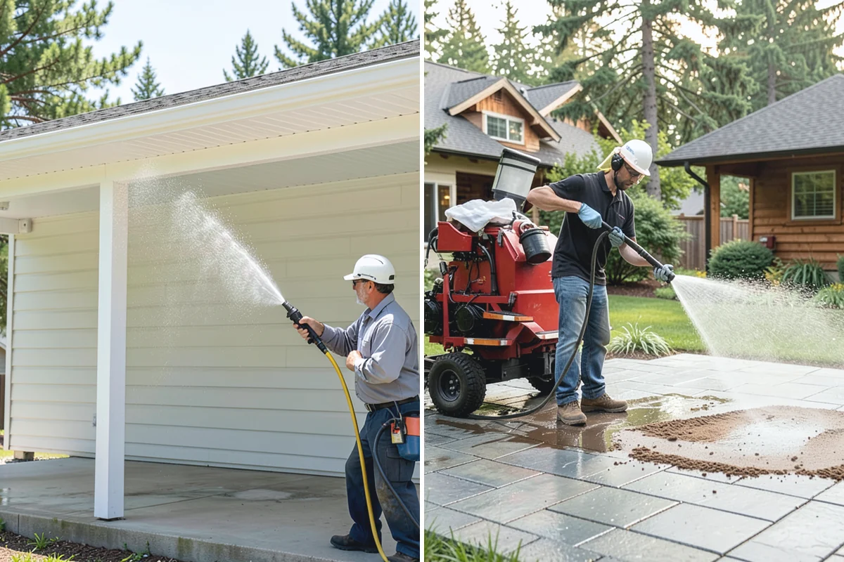 Roof Moss Removal in Renton, King County, WA - Survey moss coverage and locate the heaviest colonies