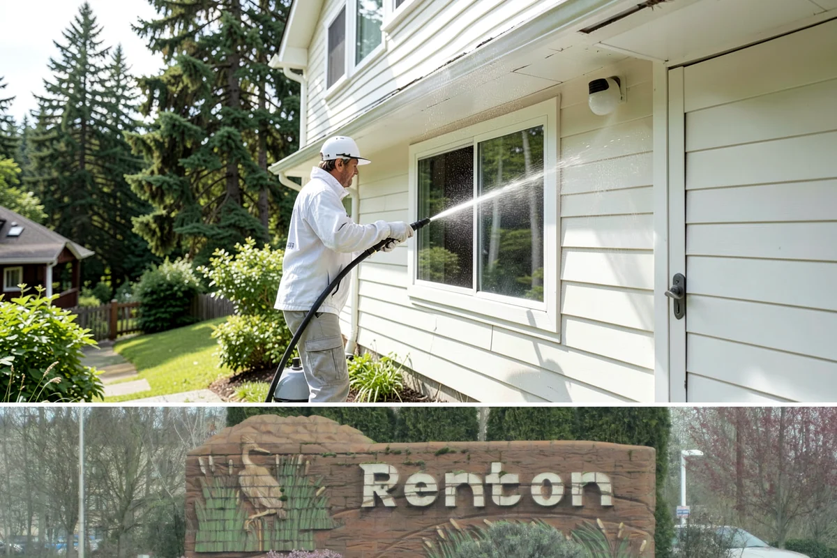 Roof Moss Removal in Renton, King County, WA - Treat moss in late summer or early fall so it dies off before winter rains fuel new growth.