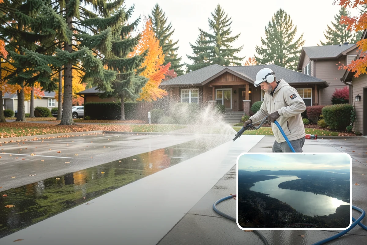 Roof Moss Removal in Sammamish, King County, WA - Removes moisture-trapping moss that damages roofing edges
