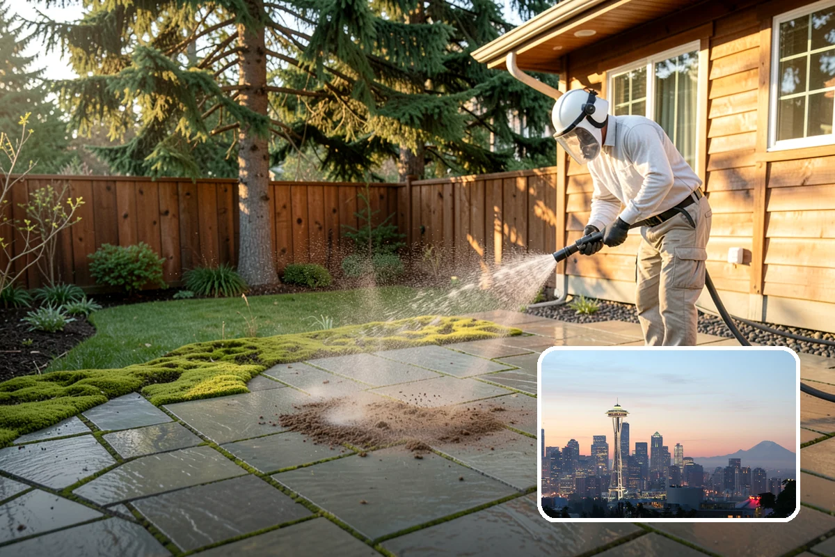 Roof Moss Removal in Seattle, King County, WA - Removes moisture-trapping moss that damages roofing edges