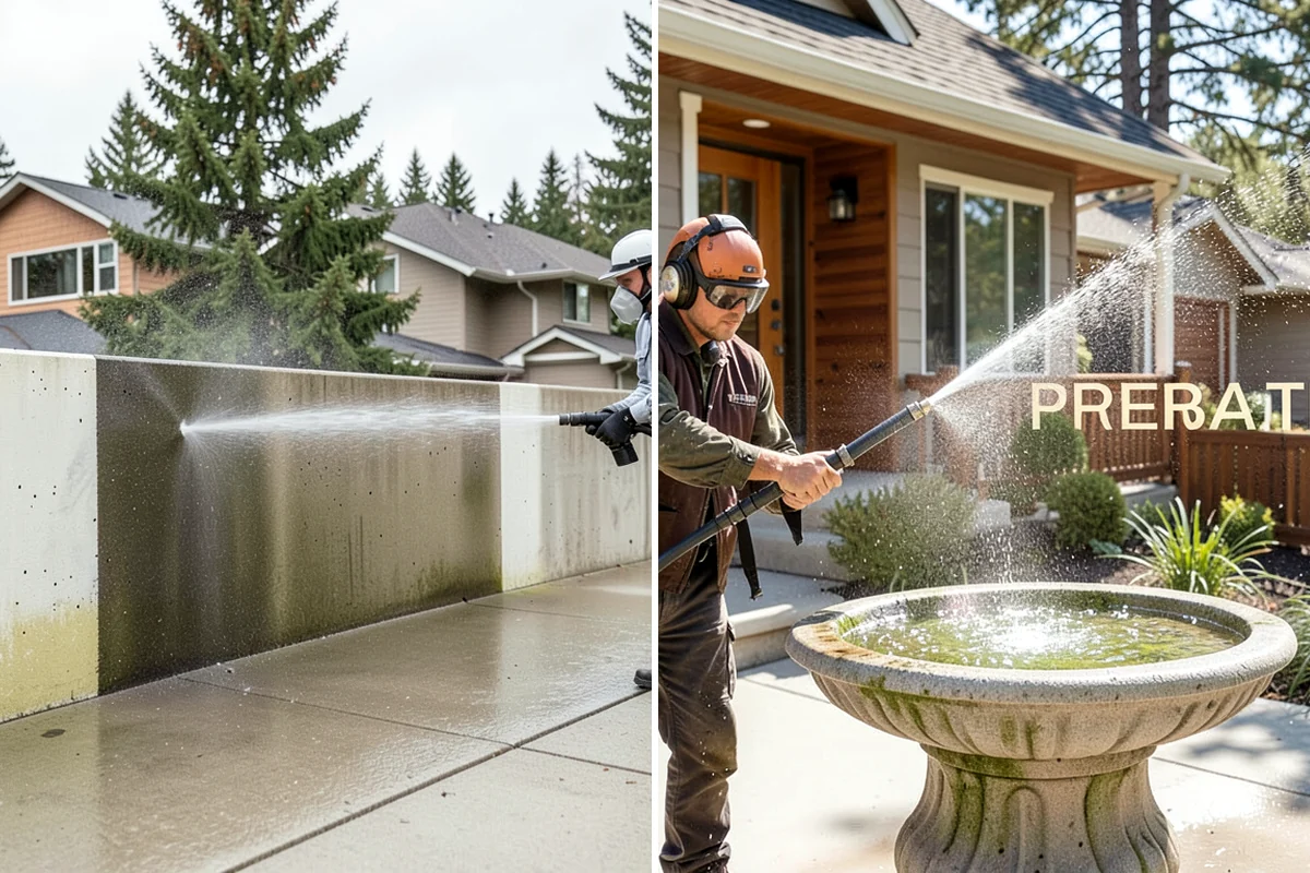 Roof Moss Removal in Sedro-Woolley, Skagit County, WA - Survey moss coverage and locate the heaviest colonies