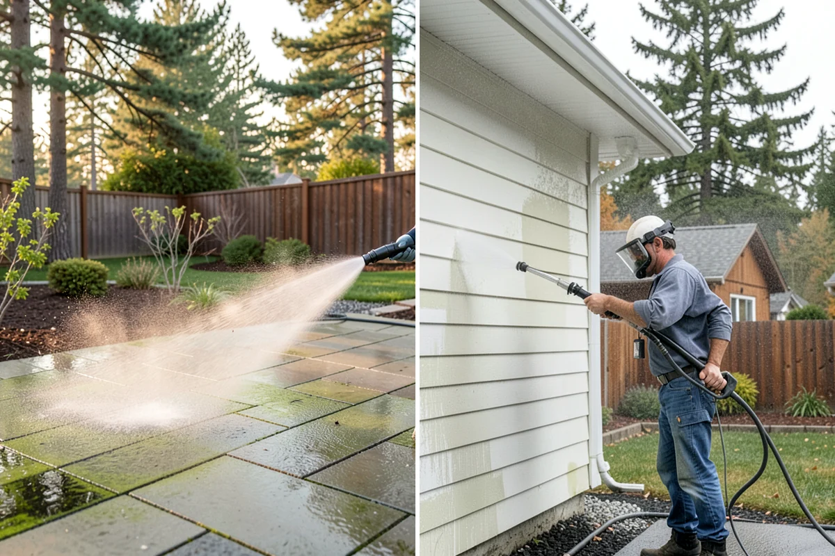 Roof Moss Removal in Shoreline, King County, WA - Survey moss coverage and locate the heaviest colonies