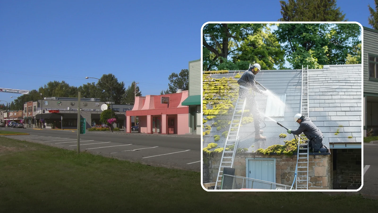 Roof Moss Removal in Snoqualmie, King County, WA - Targeted moss removal that clears thick colonies from Washington roofs and treats the surface to slow regrowth.