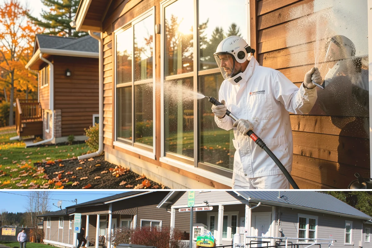 Roof Moss Removal in South Prairie, Pierce County, WA - Treat moss in late summer or early fall so it dies off before winter rains fuel new growth.