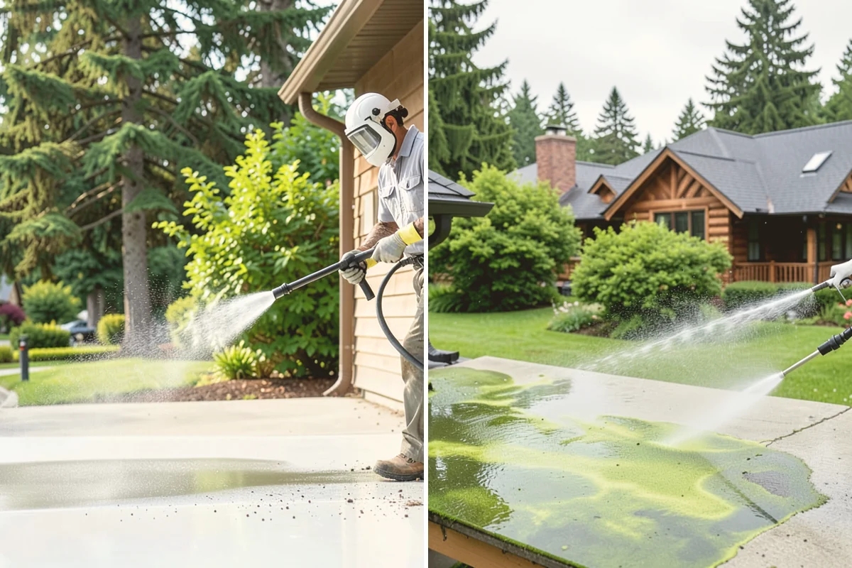 Roof Moss Removal in Stanwood, Snohomish County, WA - Survey moss coverage and locate the heaviest colonies