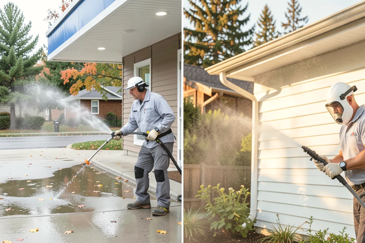 Roof Moss Removal in University Place, Pierce County, WA - Survey moss coverage and locate the heaviest colonies