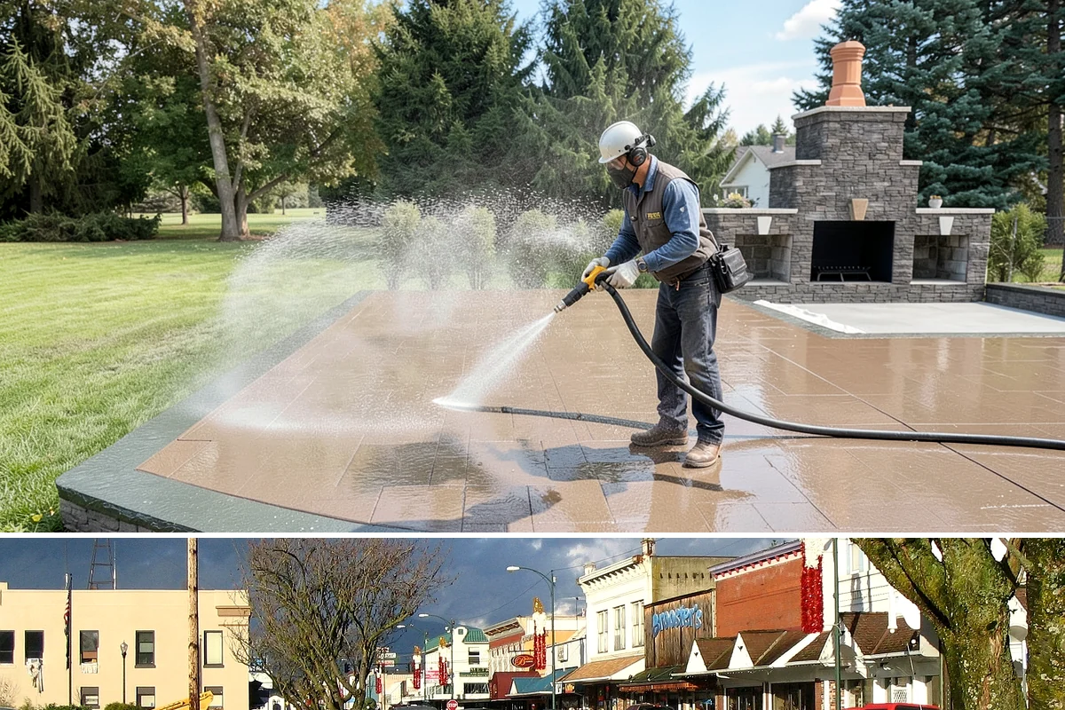 Rust Removal in Arlington, Snohomish County, WA - Rust removal can be performed any time of year, but drier conditions help the treatment dwell without dilution from rain.