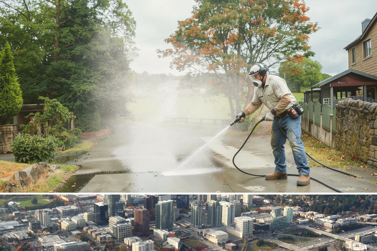 Rust Removal in Bellevue, King County, WA - Rust removal can be performed any time of year, but drier conditions help the treatment dwell without dilution from rain.