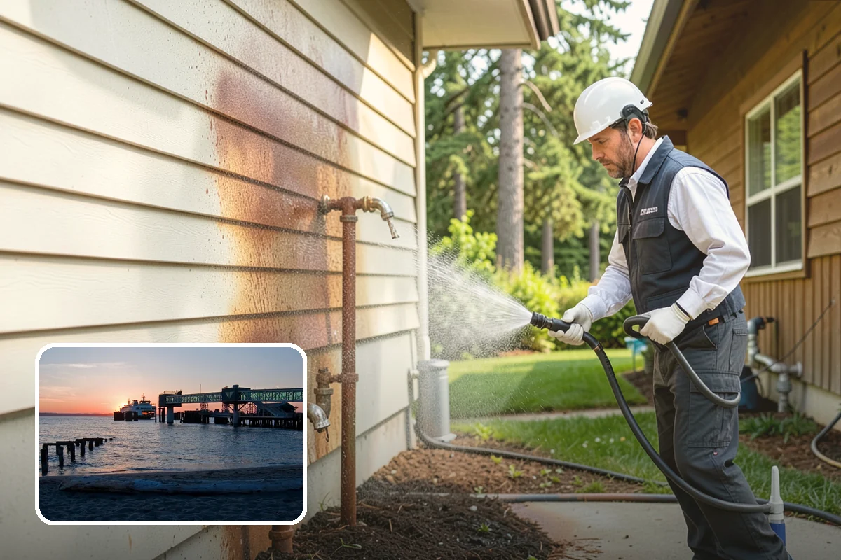 Rust Removal in Edmonds, Snohomish County, WA - Dissolves rust rather than smearing it