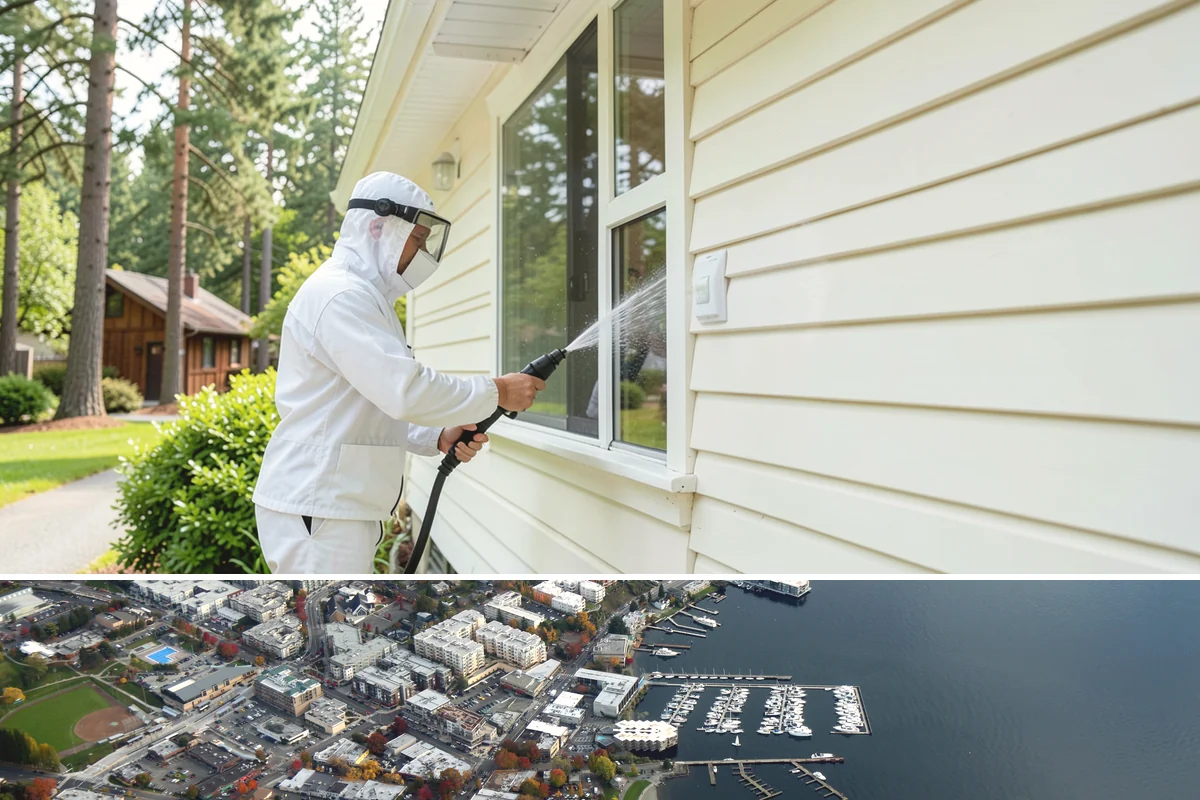 Rust Removal in Kirkland, King County, WA - Rust removal can be performed any time of year, but drier conditions help the treatment dwell without dilution from rain.