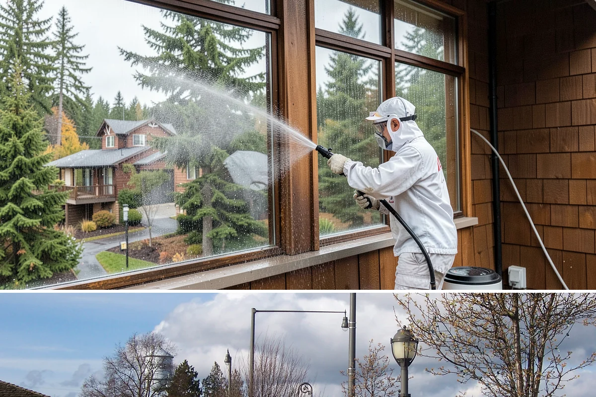 Rust Removal in Marysville, Snohomish County, WA - Rust removal can be performed any time of year, but drier conditions help the treatment dwell without dilution from rain.